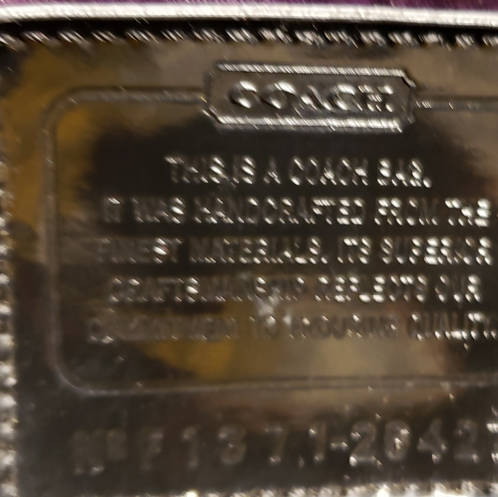 Black big Coach purse - Picture 8 of 8
